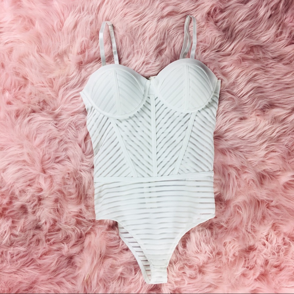 White Sexy Bodysuit